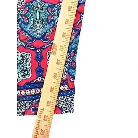 TOMMY BAHAMA Riviera Tiles Sz. Med. Cropped Romper Jumpsuit Beach Cruise‎ Party - Picture 6 of 15